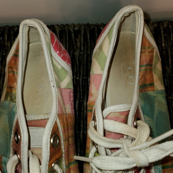 Coach Dawnell patchwork size 7 1/2 m shoes - Picture 8 of 11